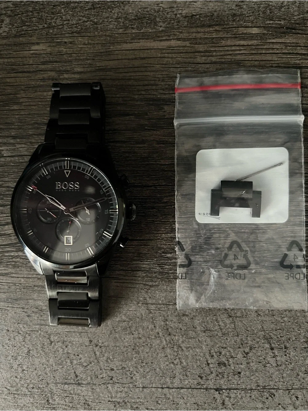 Men’s Boss & Poseidon Watch Bundle (w/extra links) & Watch Box